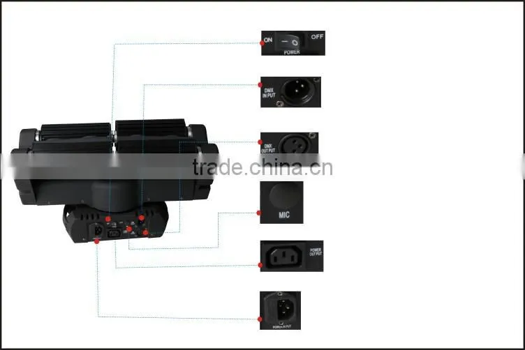 Rgbw 10w led spider sharpy beam spot wash New multi beam effect disco lighting