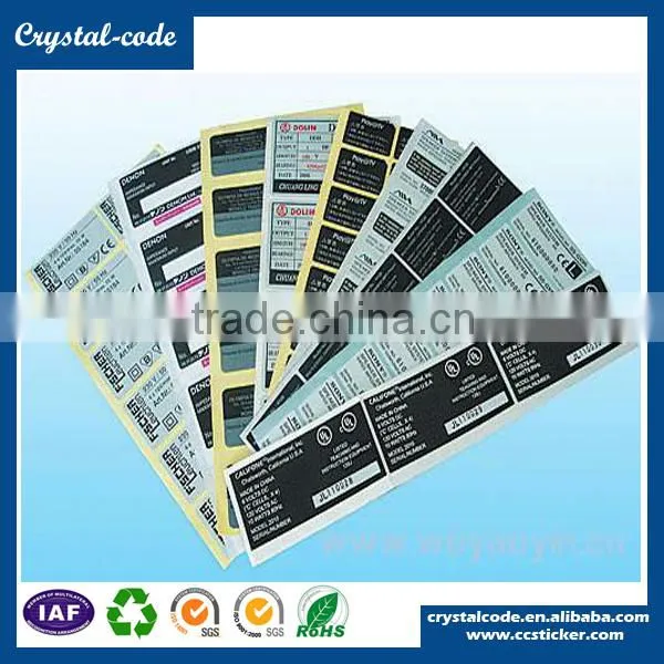 Favorable price custom epoxy adhesive barcode strong adhesive sticker