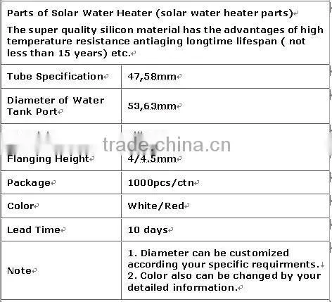 High Quality Silicone Rubber Ring for Solar Water Heater