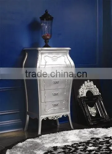Luxury royal France style antique type bedroom furniture set Bed Bedside table Wardrobe Dressing table Bench Royal Chair Commode