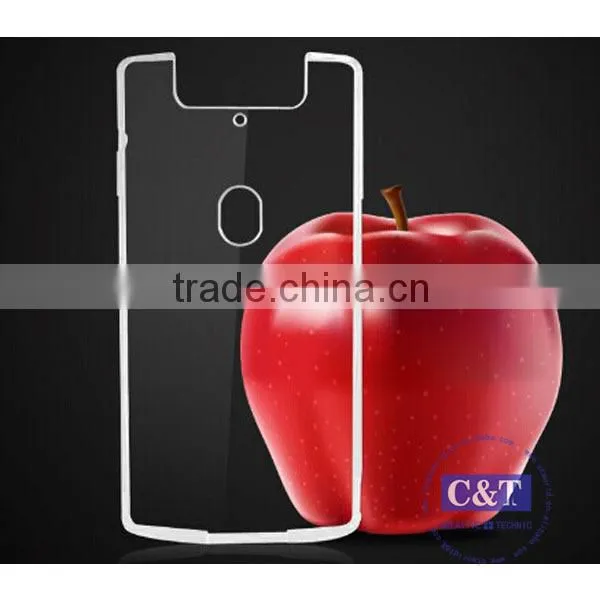 C&T Colorful smartphone transparent clear tpu for oppo n1 case