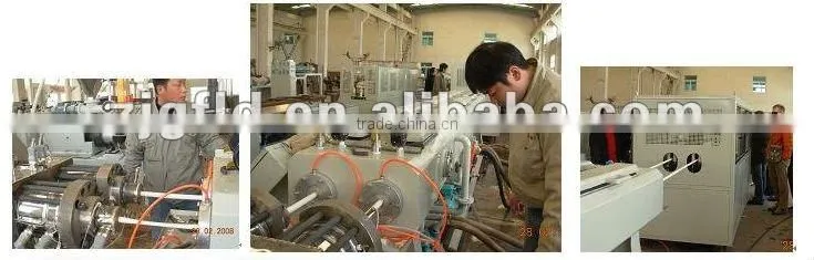PVC pipe extruder machine