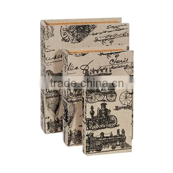 Decorative vinatge book box