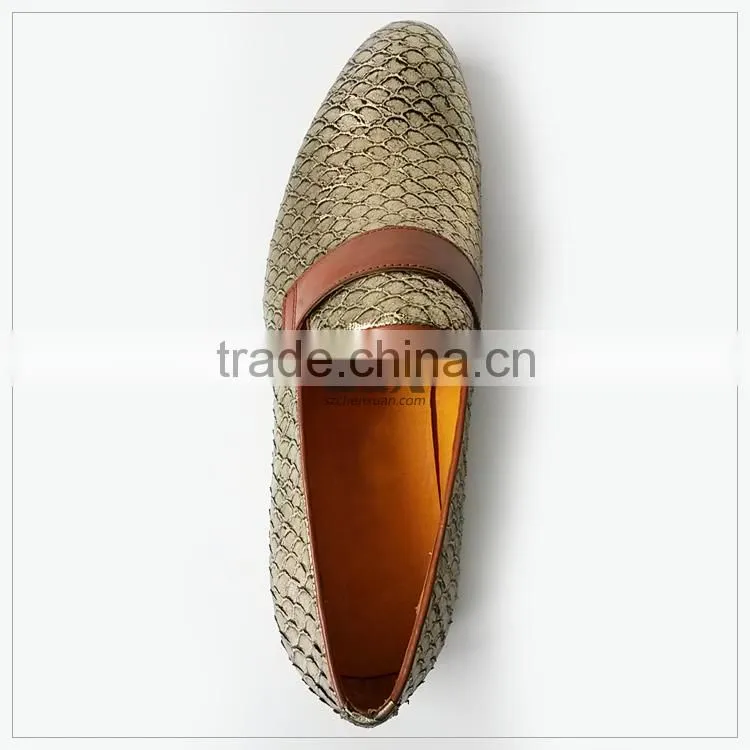 2016 Men Genuine Leather Shoe Arrival Animal Leather Shoe Collections