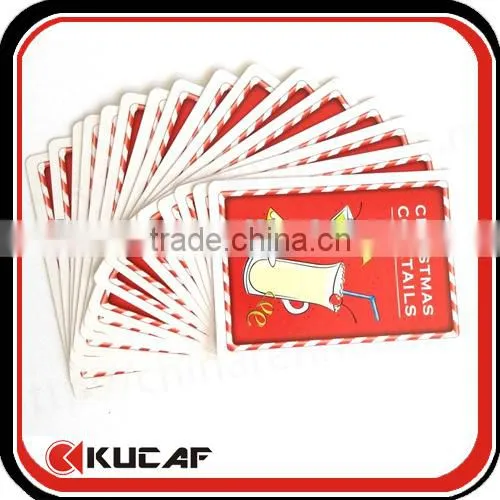 Custom different size playing cards fashion printed poker cards