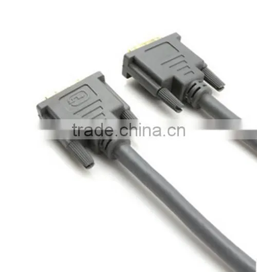 DVI DVI-D Dual Link (24+1 Pin) Male to Male Digital Video Cable, Black