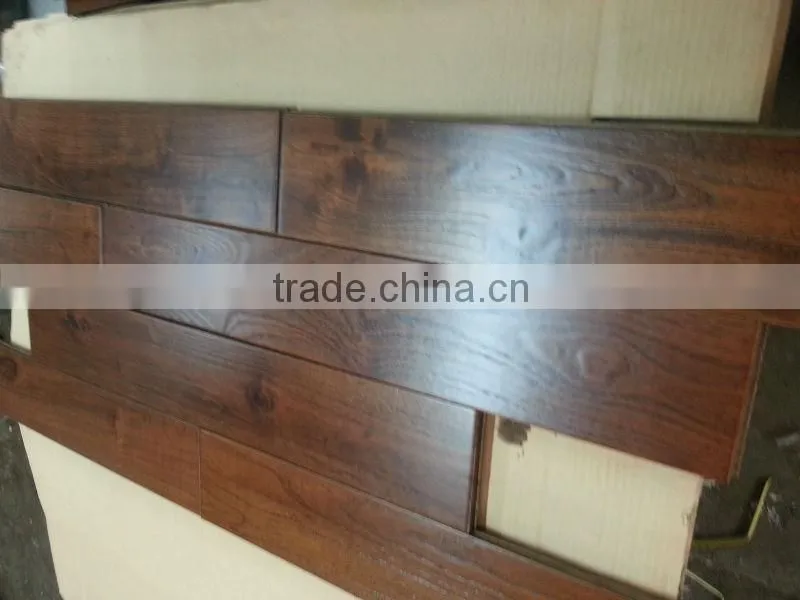 Chinese Wire-brushed Locust Hardwood & Solid Wood Flooring