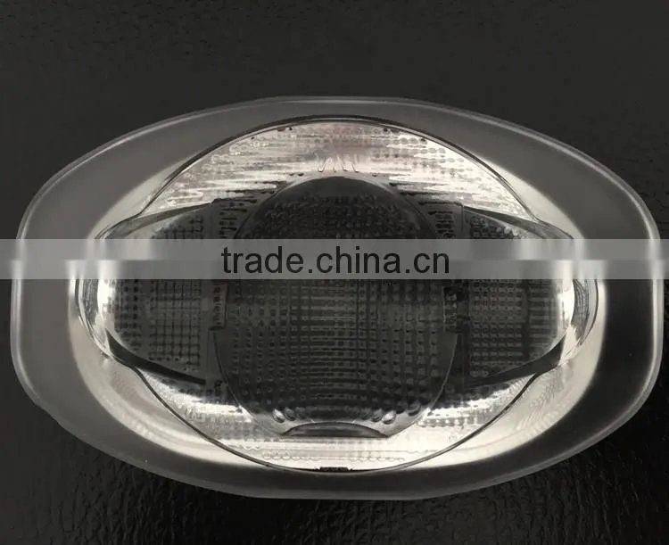LED Glass Lens 102mm For Street Lighting Optical Lens