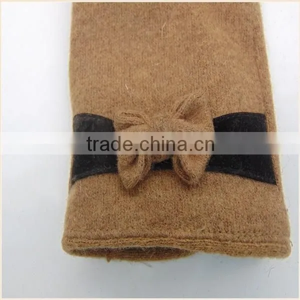 Grey Cycling 100%Wool Gloves/Cashmere Gloves 2016 Top SELL