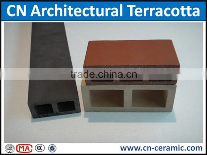 Natural clay material exterior wall terracotta louver