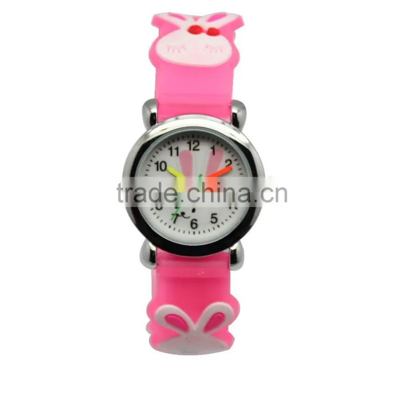 R0763 Chinese Wholesale Cotoon Colorful Watches For Girls, Newest Children Strap Watch