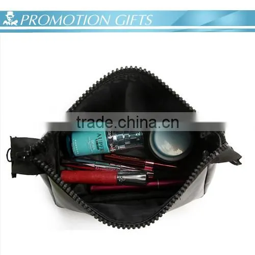 Black water-proof Cosmetic Travel Bag /fashion pencil bag
