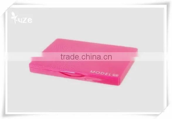 Plastic compact mirror case