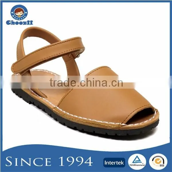 2016 Summer Fashionable Children Topless Thong Sandals with Flat Sole