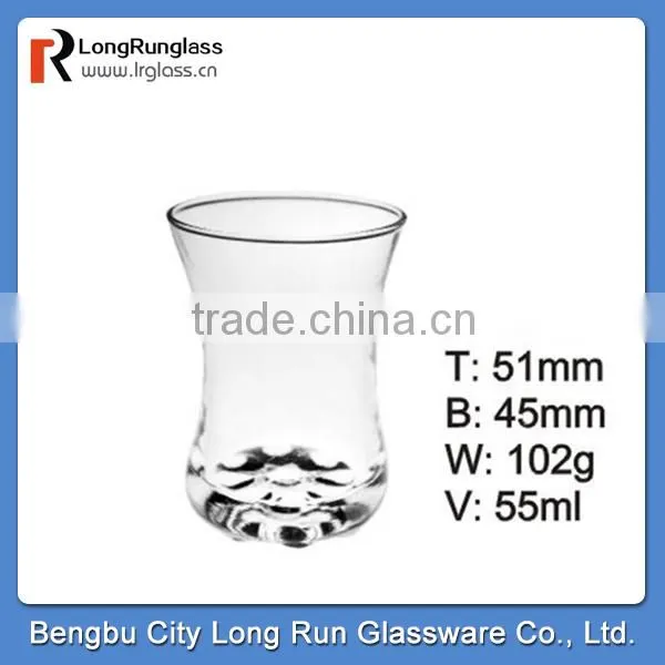 LongRun 55ml home use milk glass cup water drinking glass/ glass juice cups for kids