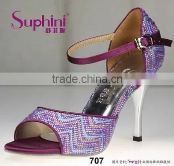 Rhinestone/Crystal /stone buckle standard dance shoes