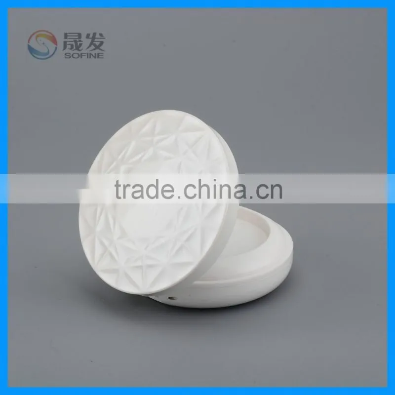 Round compact powder case /Luxury compact powder case