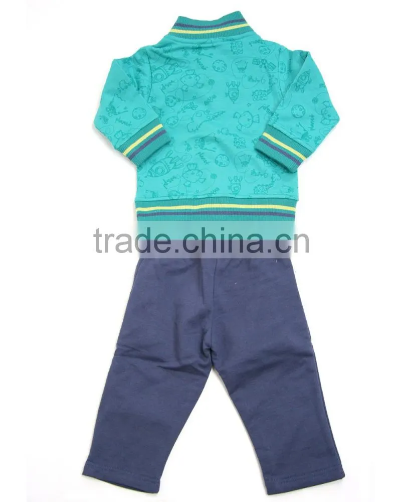Kevince boys jogging set CVC french terry OEM factory directly