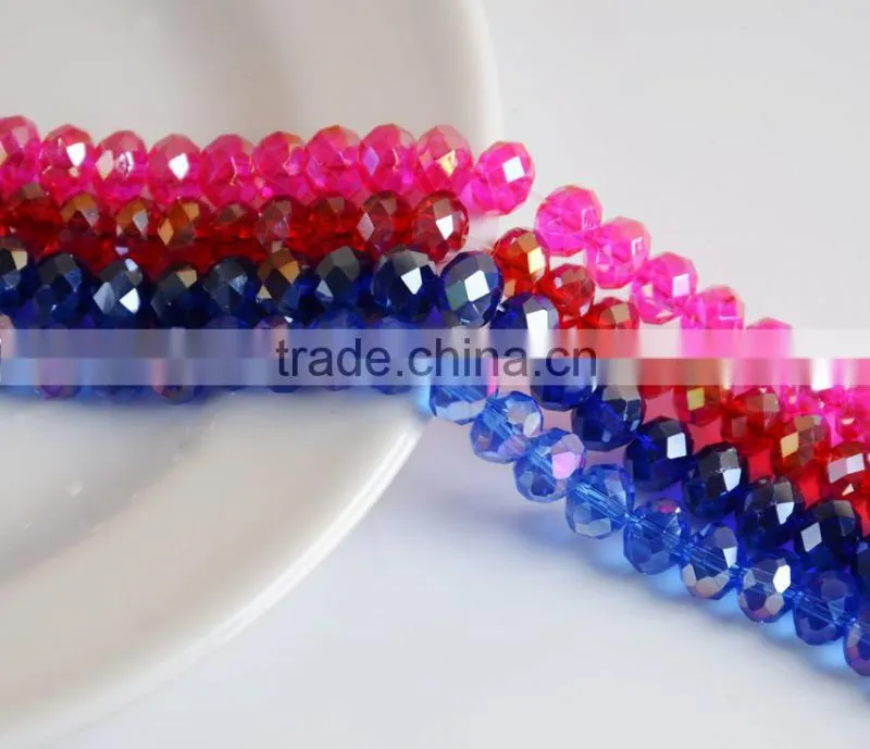 8mm Special design flat crystal beads for home decotaction
