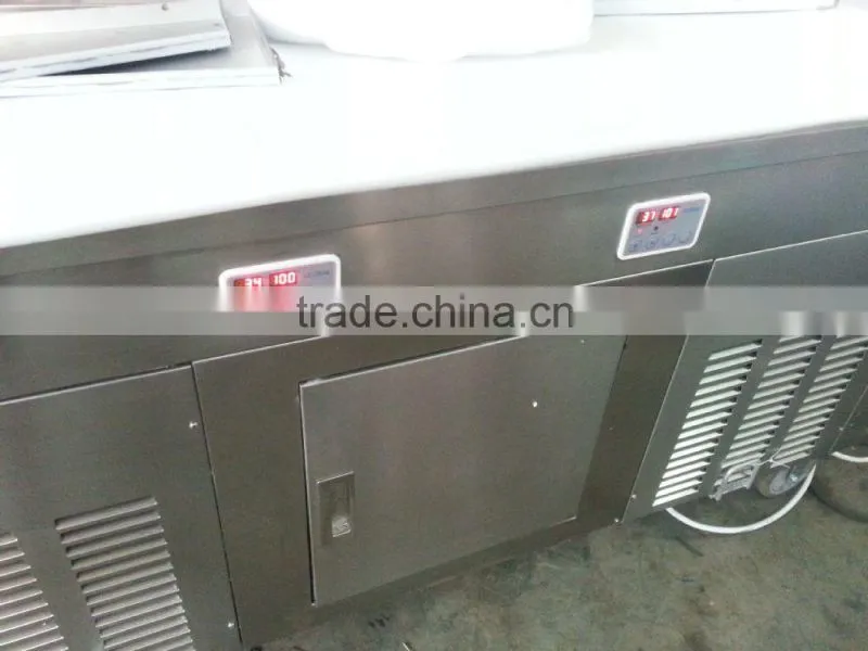 Fedex/UPS delivery NSF,CB,CE,RoHs approved factory supply fried ice cream machine fried ice cream machine for sale