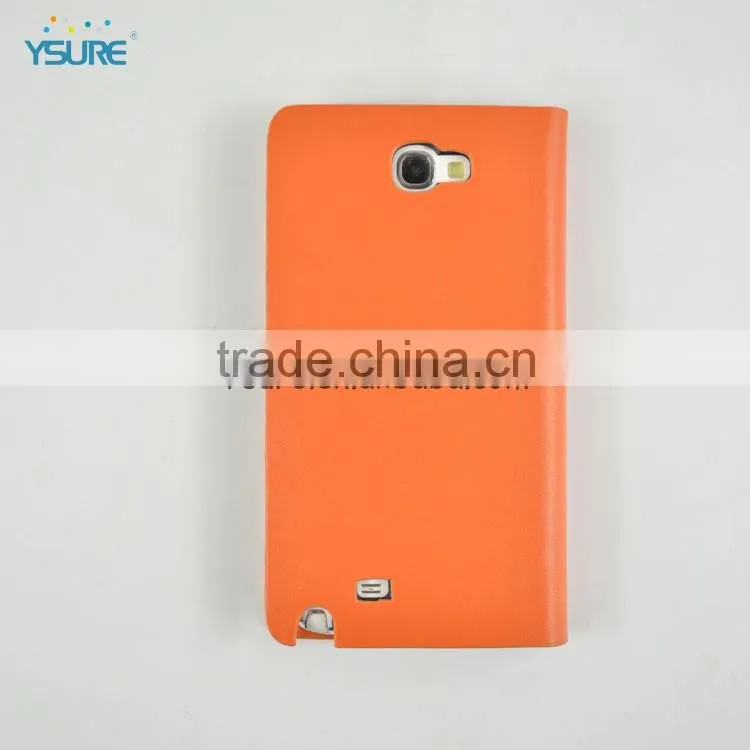 Wholesale new arrival orange slim flip cover for Wiko Darkside