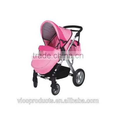 wholesale adjustable handle en1888 top quality 3 in 1 baby stroller