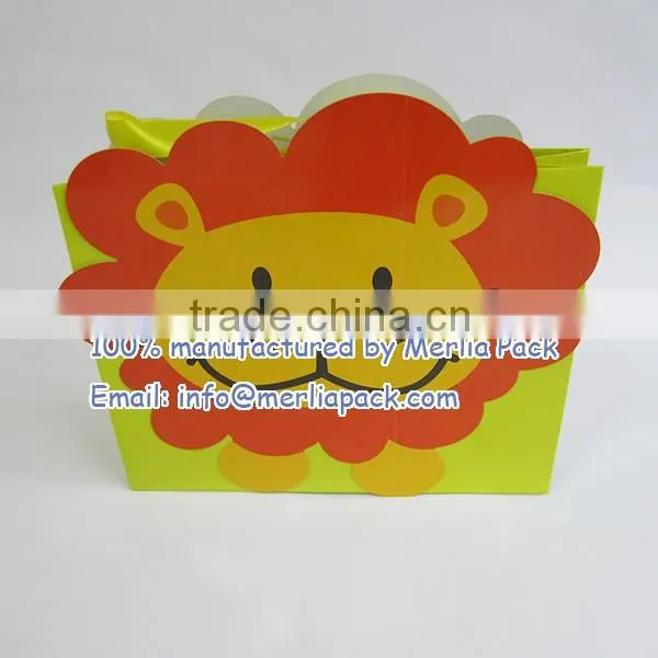 High Quality Cartoon Paper Bag Gift Wrap Bag for Children Christmas Thanksgiving Bags