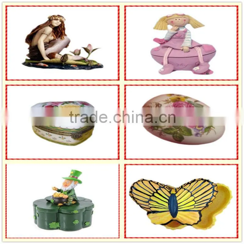 Personalized black spider resin handmade animal trinket boxes