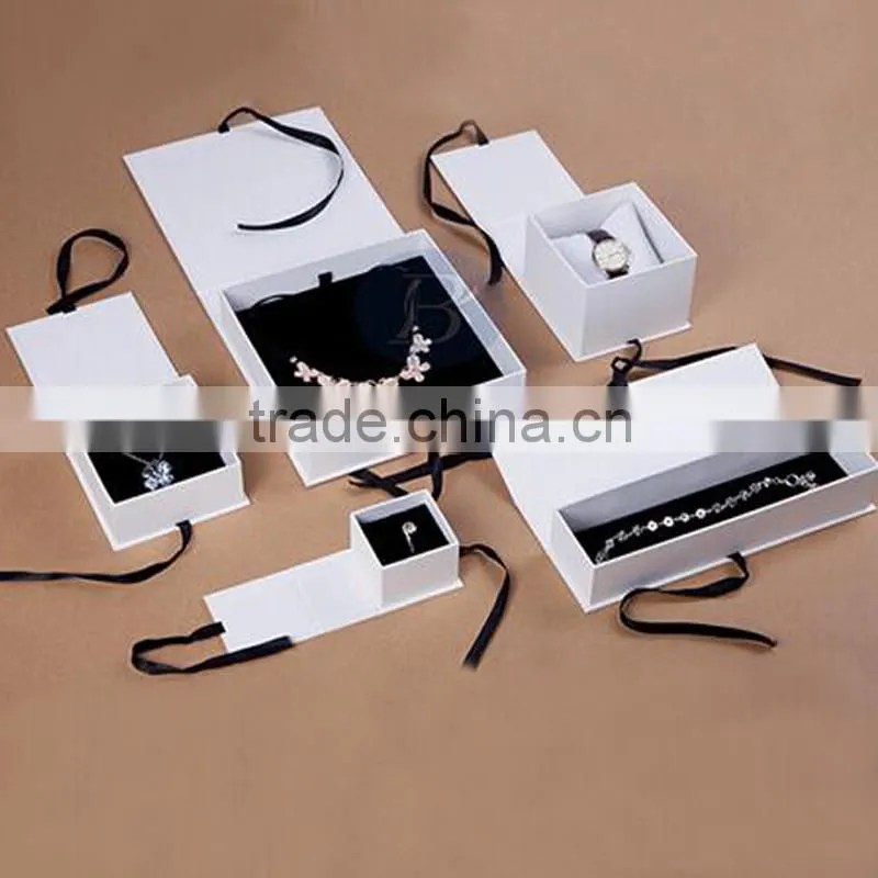 Custom design high quality jewelry paper box packaging