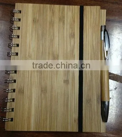Eco Recycled paper notebook with pen