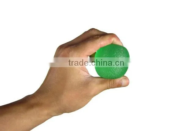 Silicone Grip Ball Hand Expander Gripper Strengthene Stress Relief Power Ball Forearm Finger Exercise Fitness Training Equipment