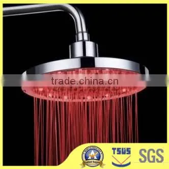 2014 New Fashion Automatic Multi Color Changing Lighted Bathroom LED Shower Head
