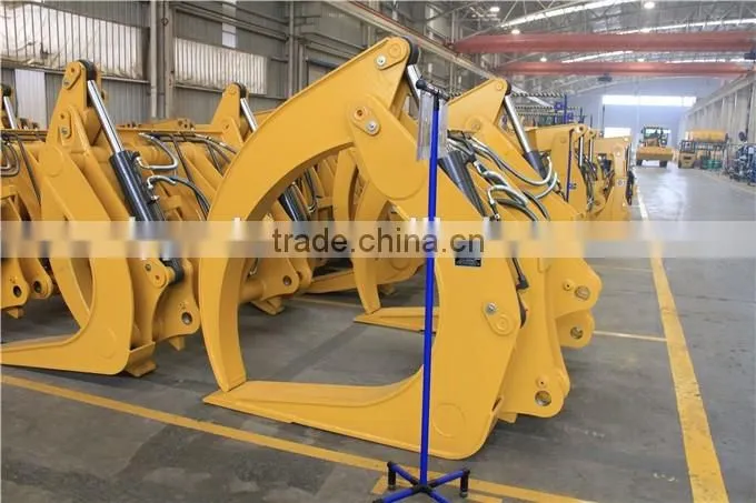 SDLG LG953L Log Grapple, Heavy duty Log Fork for sale, Specialize in 5 Ton SDLG Wheel Loader