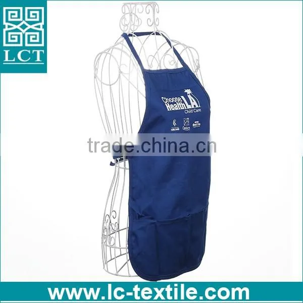 navu blue heavy cotton twill child and adult bib carft apron