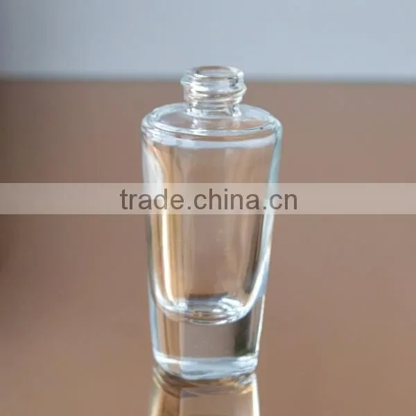 Small glass perfume bottle empty long term supply