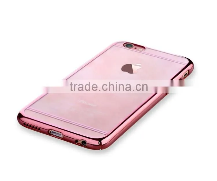 China Supplier Electroplating Phone PC Case For Iphone 6 6S