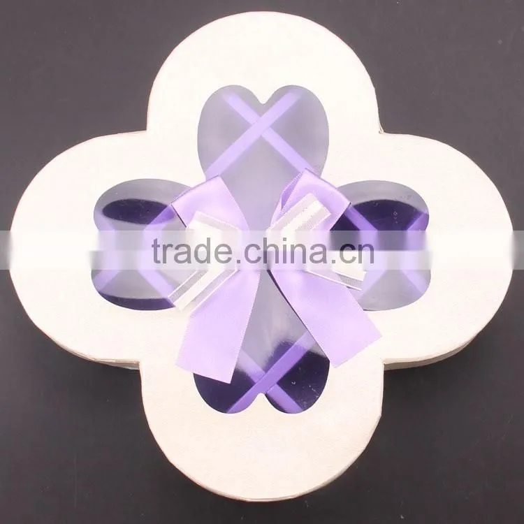 Newly style for the flower paper gift box with window