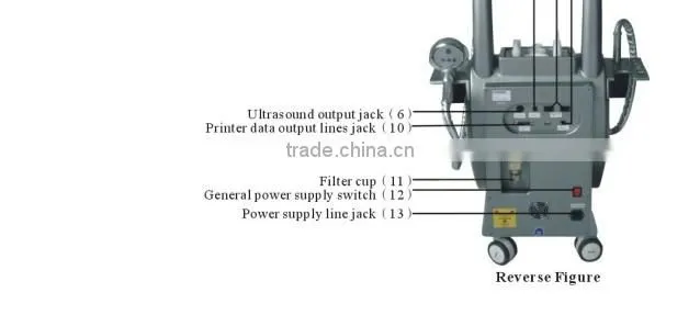 ultrasound/bio microcurrent handheld vacuum suction massage machine