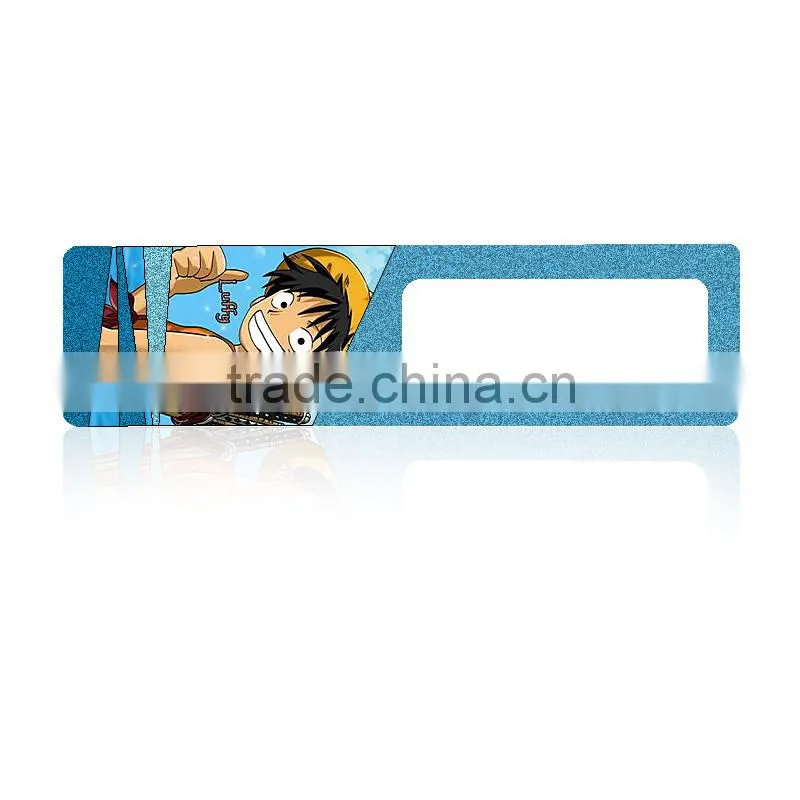 Plastic bookmarks magnifying glass fresnel book magnifier