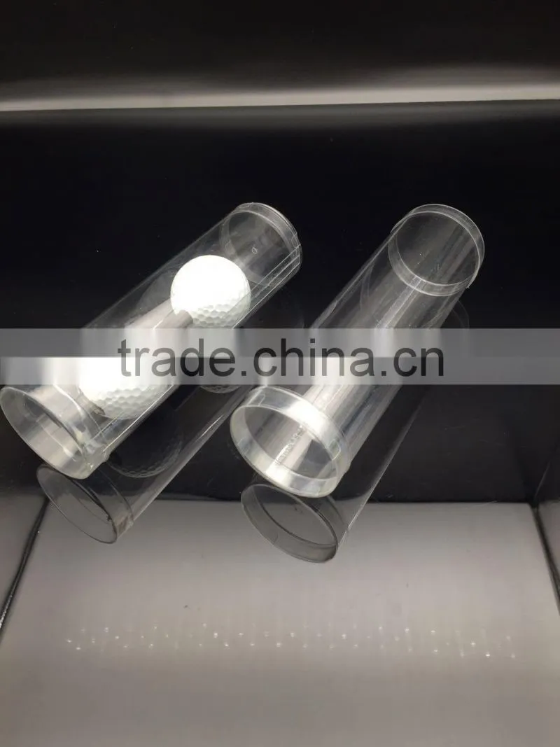 disposable plastic tennis ball tube , plastic golf ball cylinder packaging, quality round box