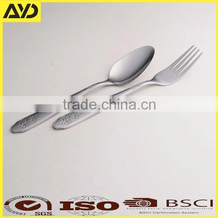Portable Western Stainless Cutlery Set Stainless Steel Spoon Fork Knife