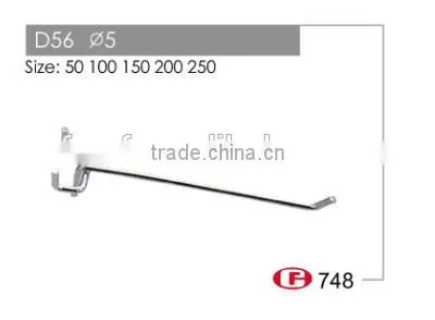 Pegboard hook ,single wire Hanging Display Hooks D56
