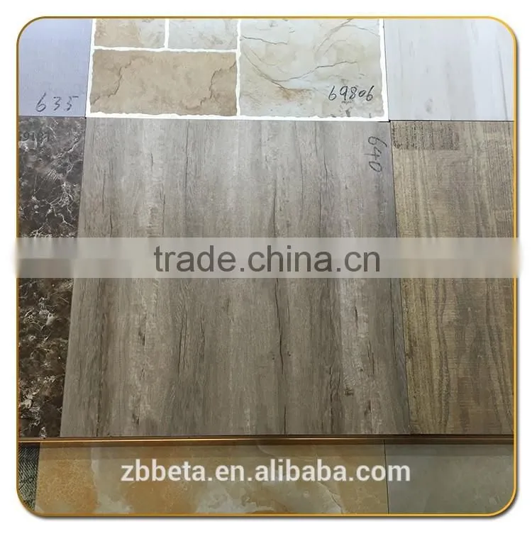 Non-Slip Wood Look Ink Jet Porcelain Rustic Tile