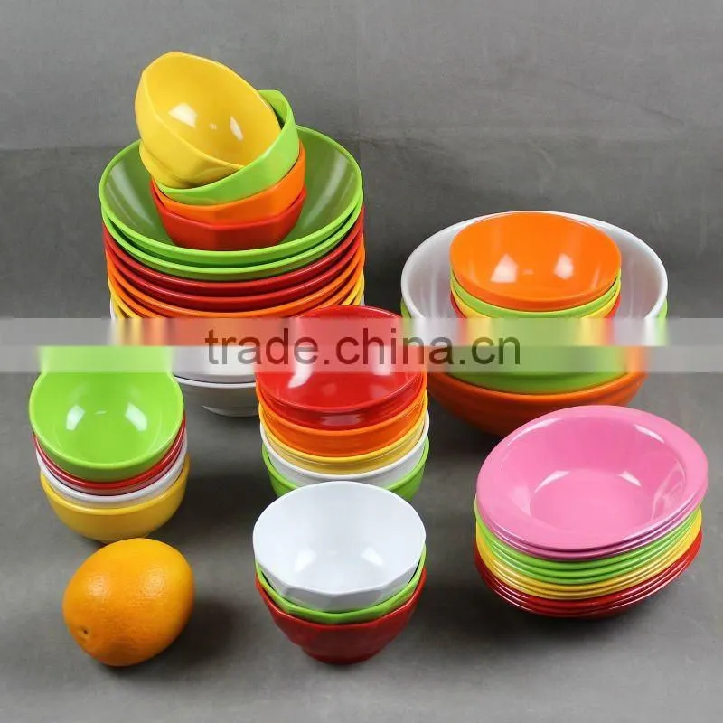 assorted melamine bowl