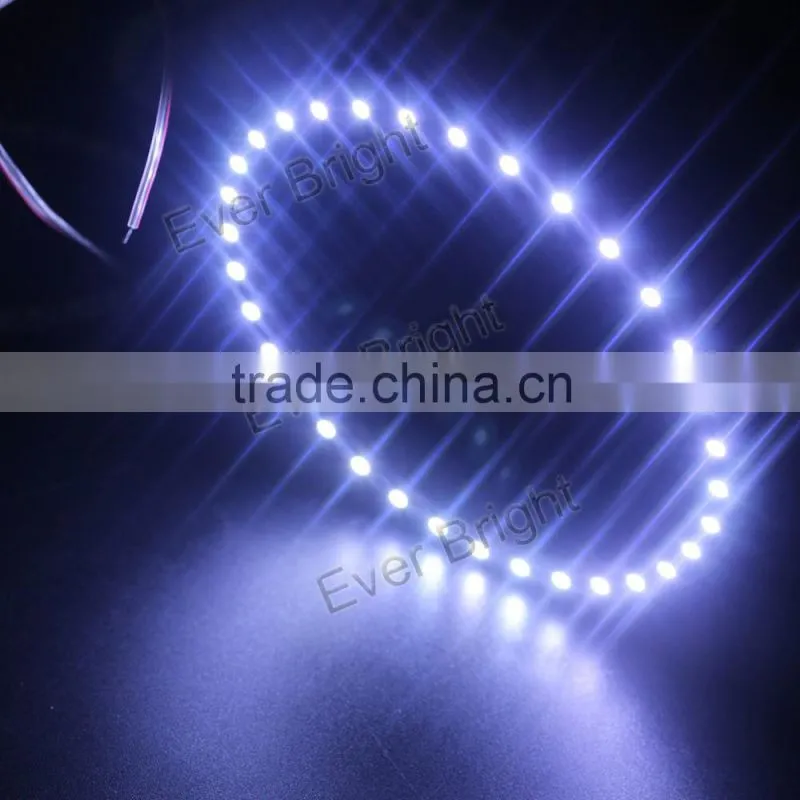 White 2pcs/set angel eye led 100mm 1210 33smd angel eyes lighting