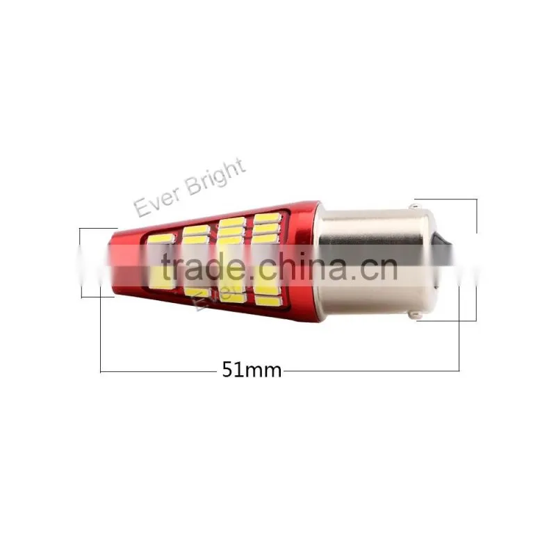BA15S P21W 1156 LED 4014 48SMD lens Car Auto Tail Side Indicator Light Lamp Reverse Brake Light Bulb12V DC, auto led light
