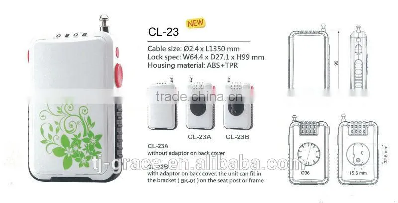 Retractable Cable lock