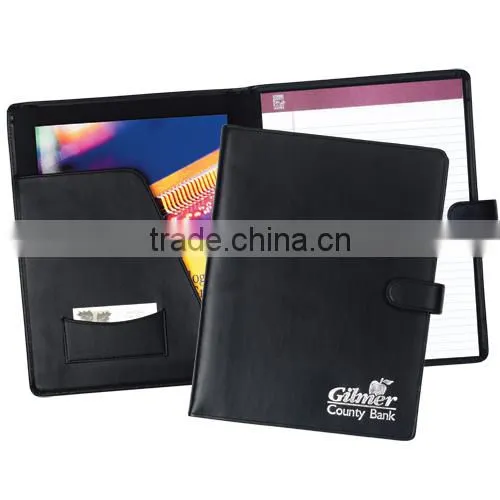 A4 presentation leather folio folder