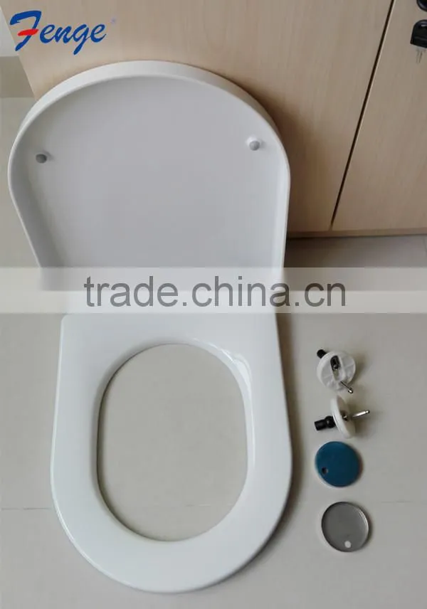 Urea Soft close toilet seat hinges for plastic water closet for elegant toilets