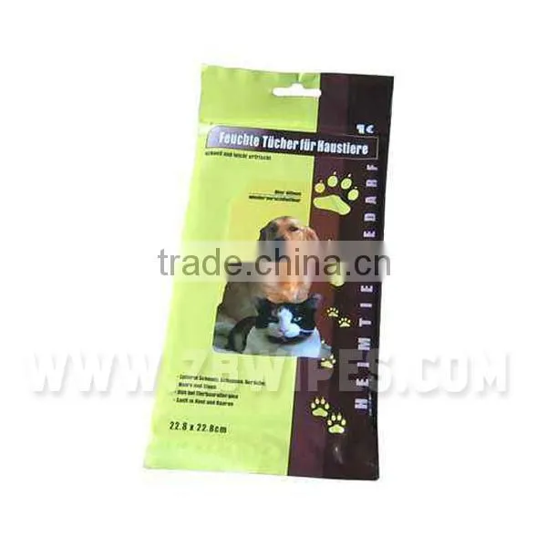 Antibacterial Pet Wipes Wet Tissue for Dog Cat